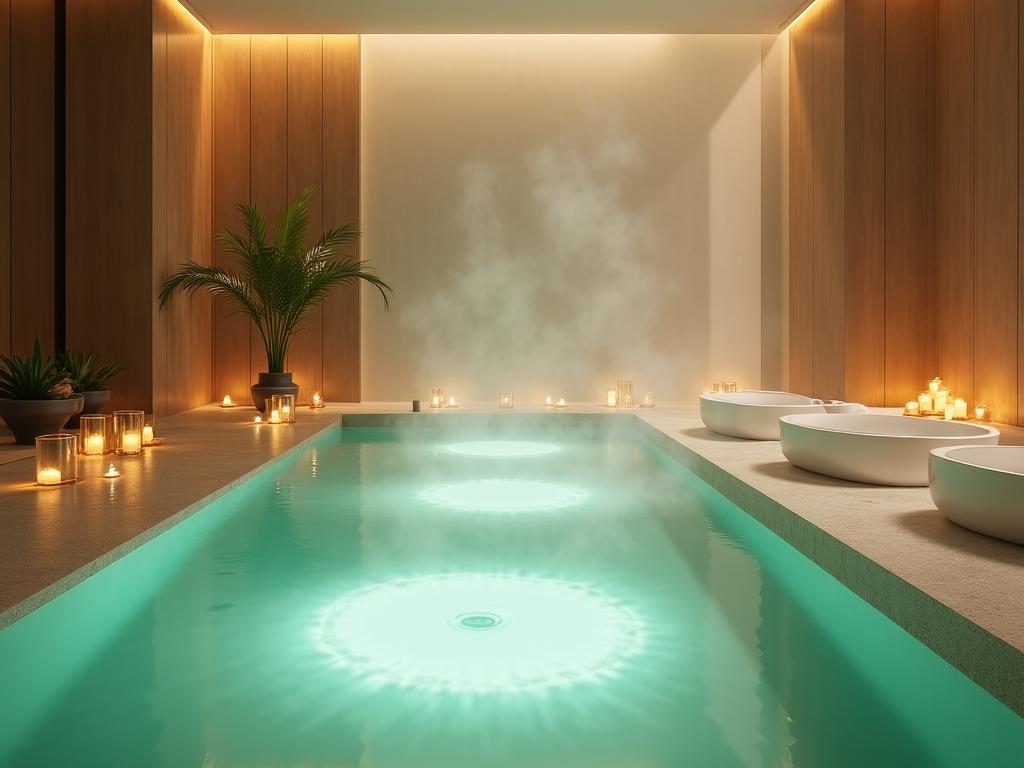 Ambiente spa moderno e rilassante